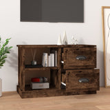 NNEVL TV Cabinet Smoked Oak 73x35.5x47.5 cm Engineered Wood