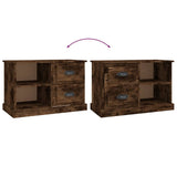 NNEVL TV Cabinet Smoked Oak 73x35.5x47.5 cm Engineered Wood