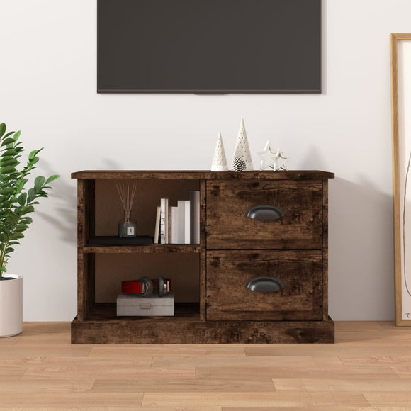 NNEVL TV Cabinet Smoked Oak 73x35.5x47.5 cm Engineered Wood