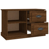 NNEVL TV Cabinet Brown Oak 73x35.5x47.5 cm Engineered Wood