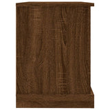 NNEVL TV Cabinet Brown Oak 73x35.5x47.5 cm Engineered Wood