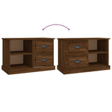 NNEVL TV Cabinet Brown Oak 73x35.5x47.5 cm Engineered Wood