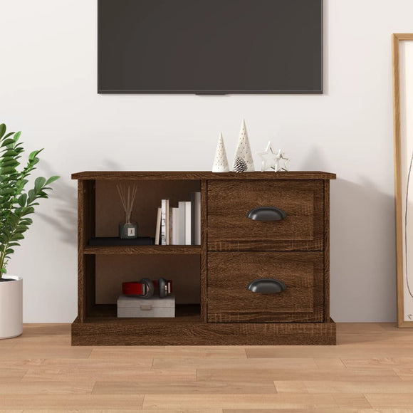 NNEVL TV Cabinet Brown Oak 73x35.5x47.5 cm Engineered Wood