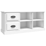 NNEVL TV Cabinet White 102x35.5x47.5 cm Engineered Wood