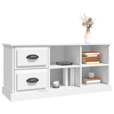 NNEVL TV Cabinet White 102x35.5x47.5 cm Engineered Wood