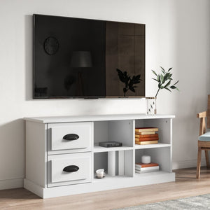 NNEVL TV Cabinet White 102x35.5x47.5 cm Engineered Wood