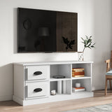 NNEVL TV Cabinet White 102x35.5x47.5 cm Engineered Wood