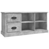 NNEVL TV Cabinet Concrete Grey 102x35.5x47.5 cm Engineered Wood