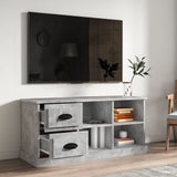 NNEVL TV Cabinet Concrete Grey 102x35.5x47.5 cm Engineered Wood