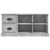 NNEVL TV Cabinet Concrete Grey 102x35.5x47.5 cm Engineered Wood