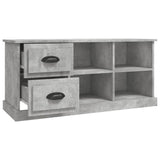 NNEVL TV Cabinet Concrete Grey 102x35.5x47.5 cm Engineered Wood