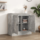NNEVL Sideboard Concrete Grey 70x35.5x67.5 cm Engineered Wood