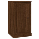 NNEVL Sideboard Brown Oak 37.5x35.5x67.5 cm Engineered Wood