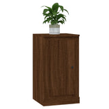 NNEVL Sideboard Brown Oak 37.5x35.5x67.5 cm Engineered Wood