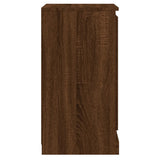 NNEVL Sideboard Brown Oak 37.5x35.5x67.5 cm Engineered Wood