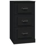 NNEVL Sideboard Black 36x35.5x67.5 cm Engineered Wood