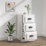 NNEVL Sideboard High Gloss White 36x35.5x67.5 cm Engineered Wood