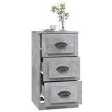 NNEVL Sideboard Concrete Grey 36x35.5x67.5 cm Engineered Wood