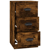 NNEVL Sideboard Smoked Oak 36x35.5x67.5 cm Engineered Wood