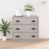 NNEVL Sideboard Grey Sonoma 70x35.5x67.5 cm Engineered Wood