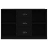 NNEVL Sideboard Black 104.5x35.5x67.5 cm Engineered Wood