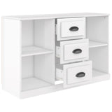 NNEVL Sideboard High Gloss White 104.5x35.5x67.5 cm Engineered Wood