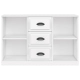 NNEVL Sideboard High Gloss White 104.5x35.5x67.5 cm Engineered Wood