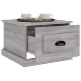 NNEVL Coffee Table Grey Sonoma 50x50x35 cm Engineered Wood