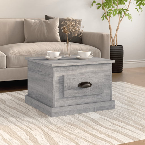 NNEVL Coffee Table Grey Sonoma 50x50x35 cm Engineered Wood