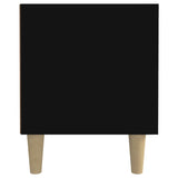 NNEVL TV Cabinet Black 180x31.5x40 cm Engineered Wood