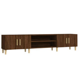 NNEVL TV Cabinet Brown Oak 180x31.5x40 cm Engineered Wood