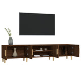 NNEVL TV Cabinet Brown Oak 180x31.5x40 cm Engineered Wood