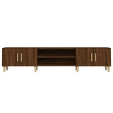 NNEVL TV Cabinet Brown Oak 180x31.5x40 cm Engineered Wood