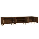 NNEVL TV Cabinet Brown Oak 180x31.5x40 cm Engineered Wood
