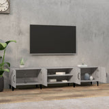 NNEVL TV Cabinet Grey Sonoma 180x31.5x40 cm Engineered Wood