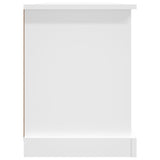 NNEVL TV Cabinet White 99.5x35.5x48 cm Engineered Wood