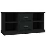 NNEVL TV Cabinet Black 99.5x35.5x48 cm Engineered Wood