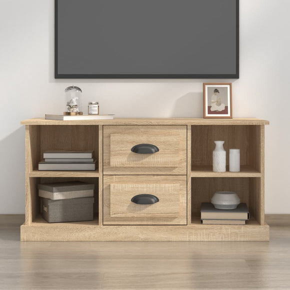 NNEVL TV Cabinet Sonoma Oak 99.5x35.5x48 cm Engineered Wood