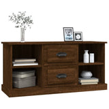 NNEVL TV Cabinet Brown Oak 99.5x35.5x48 cm Engineered Wood