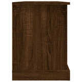 NNEVL TV Cabinet Brown Oak 99.5x35.5x48 cm Engineered Wood