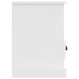 NNEVL TV Cabinet White 80x35x50 cm Engineered Wood