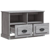 NNEVL TV Cabinet Grey Sonoma 80x35x50 cm Engineered Wood