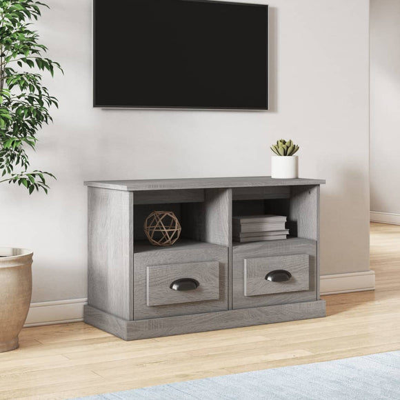 NNEVL TV Cabinet Grey Sonoma 80x35x50 cm Engineered Wood