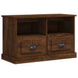 NNEVL TV Cabinet Brown Oak 80x35x50 cm Engineered Wood