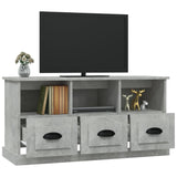 NNEVL TV Cabinet Concrete Grey 100x35x50 cm Engineered Wood