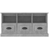 NNEVL TV Cabinet Concrete Grey 100x35x50 cm Engineered Wood