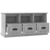 NNEVL TV Cabinet Concrete Grey 100x35x50 cm Engineered Wood