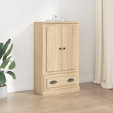 NNEVL Highboard Sonoma Oak 60x35.5x103.5 cm Engineered Wood