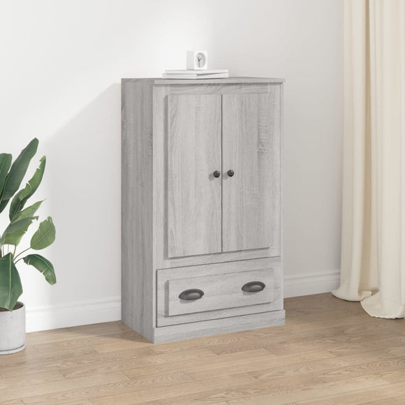 NNEVL Highboard Grey Sonoma 60x35.5x103.5 cm Engineered Wood