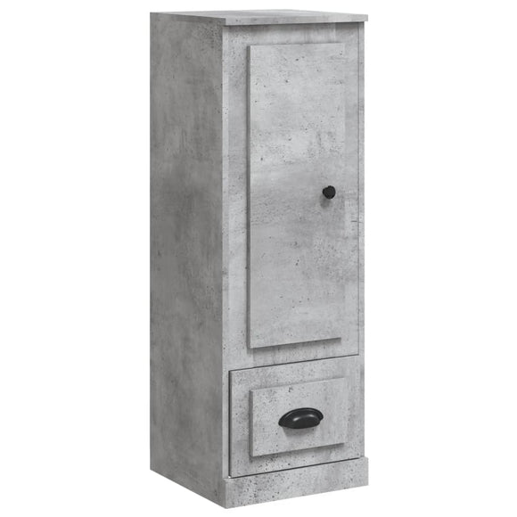 NNEVL Highboard Concrete Grey 36x35.5x103.5 cm Engineered Wood
